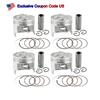 1/4 Sets Motorcycle Engine Piston Rings Kit Bore STD Size 49mm ~ 49.5mm For Suzuki GSX250R GJ72A GJ73A GJ74A GSF250 BANDIT 250