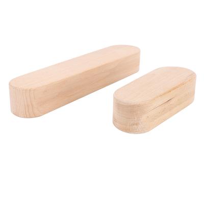 2Pcs Tailor Clappers 7in 12in Double Side Grooved Wood Clappers Sewing Tools for Pressing Seams Quilting Hemming