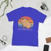 Casual Capybara Dont Worry Be Capy Tshirts For Unisex Crew Neck Pure Cotton T Shirt Short Sleeve Tees Gift Idea Clothing