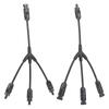 Solar Male Female Connector 30A Y Splitters Cable Y Branch Connector 1 To 2/3/4 Adapter for Solar Panel Part