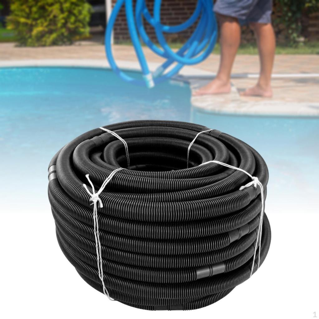 20ft Pool Vacuum Hose Premium Water Replacement Accessory with Swivel , Dia. 2cm