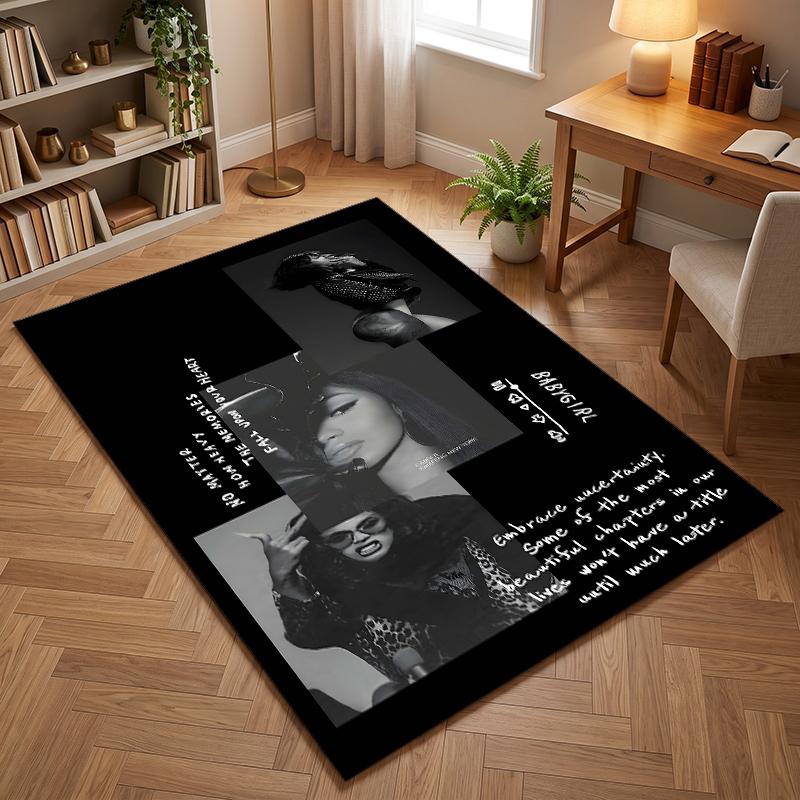 CARDI B (1) Office Carpets Suitable for Living Rooms Bedrooms Offices and Kitchens a Gift for Modern Home Decor