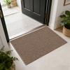 Rectangular Linen Floor Mat, Entrance Carpet, Keeps Clean, Suitable For Corridors, Living Rooms, And Bedside Areas.