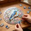 Acrylic Flat Puzzle Sun Catcher Decorative Hanging Ornament Window Art Piece for Home and Office Display