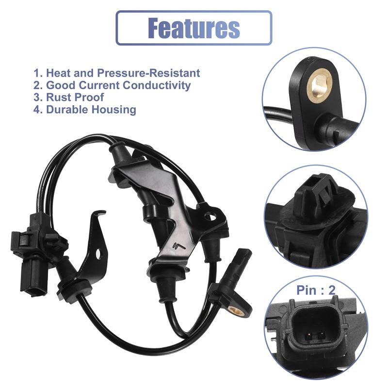 57455-Ta0-A01Front Left Abs Sensor Wheel Speed For Honda Accord Spirior Acura Tsx L4 V6 2.4L 3.5L 2008-2012 57455Ta0A01