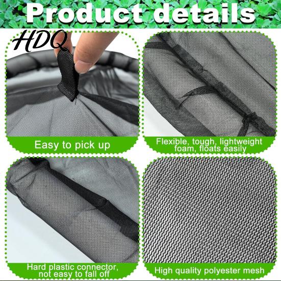 Protective Net for Plants Floating Plant Protector Fine Mesh Fish Barrier Pond Water Garden Protector Net Guard Netting Aquatic Rootlet Protection