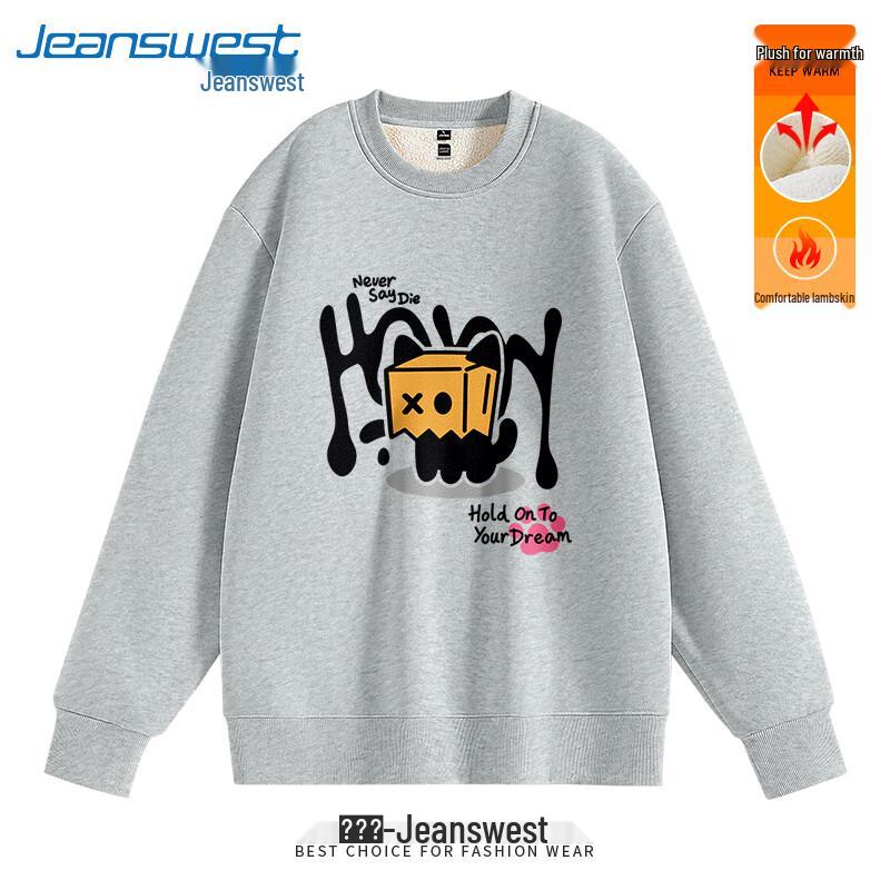 

Толстовка из флиса с мультяшным котом унисекс от Jeanswest L