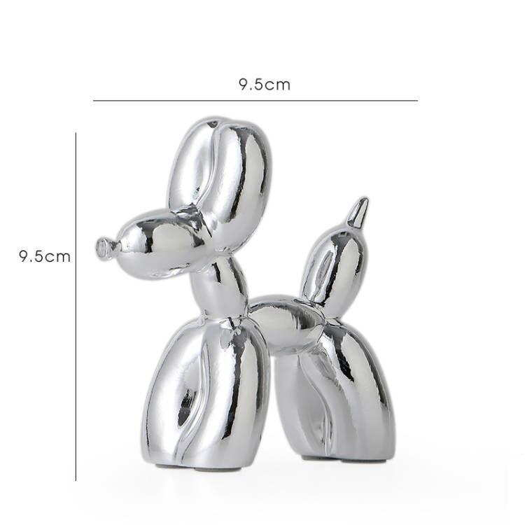 

Красочные современные украшения из воздушных шаров для собак: Декор гостиной, винного шкафа и офиса Electroplated Mini Silver