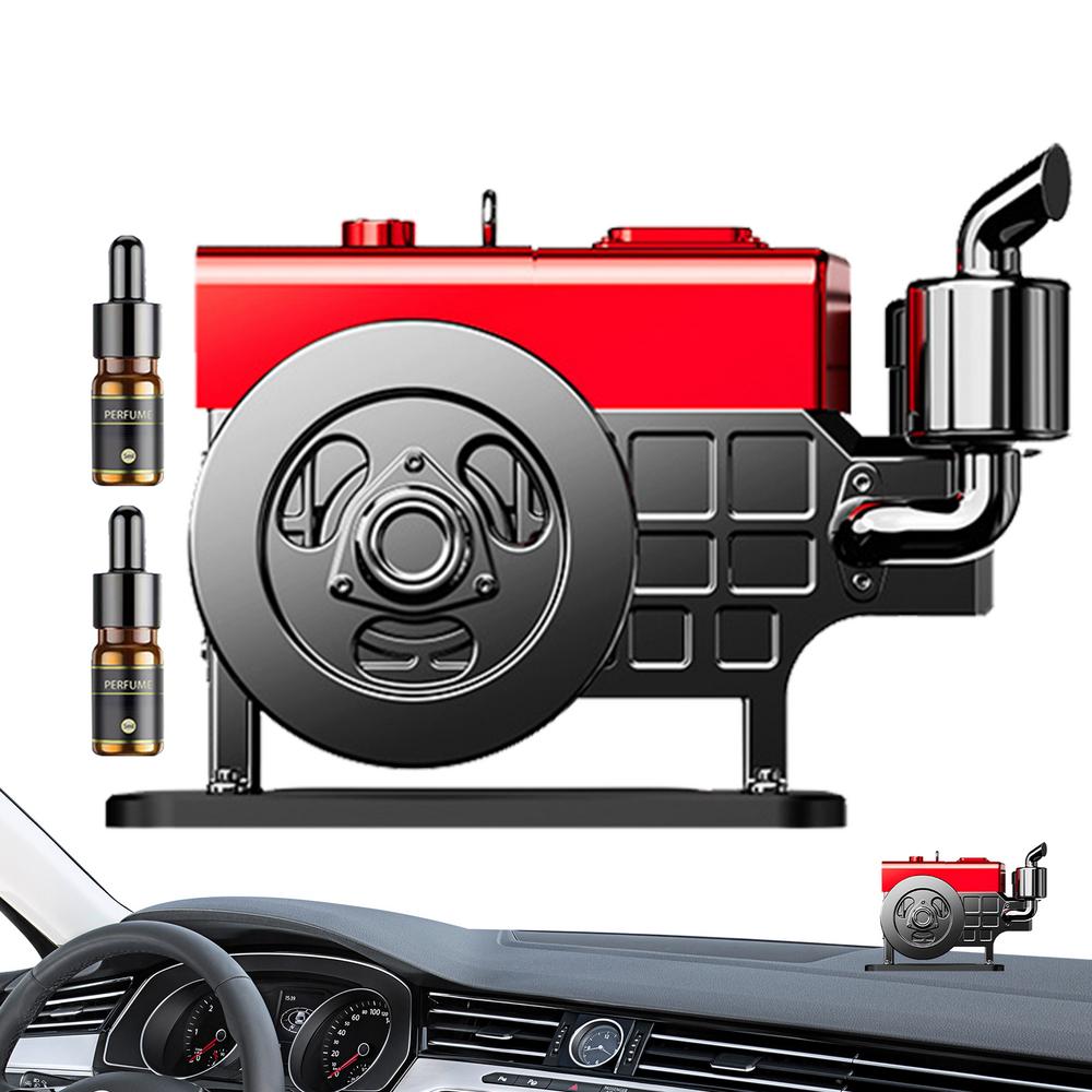 Car Aromatherapy Ornament, Solar Powered Rotating Perfume Seat, Auto Interior Dashboard Decoration, Long-Lasting Fragrance