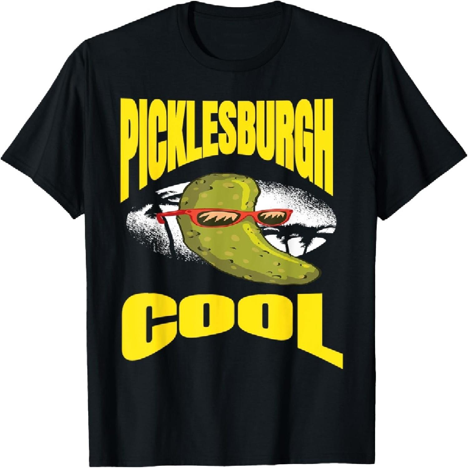 

Funny Pittsburgh Humor Picklesburgh Cool Relaxing Pickle T-Shirt XXXXXL різнокольоровий