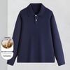 ROOY Men's Soft Warm Polo Collar Wool Sweater
