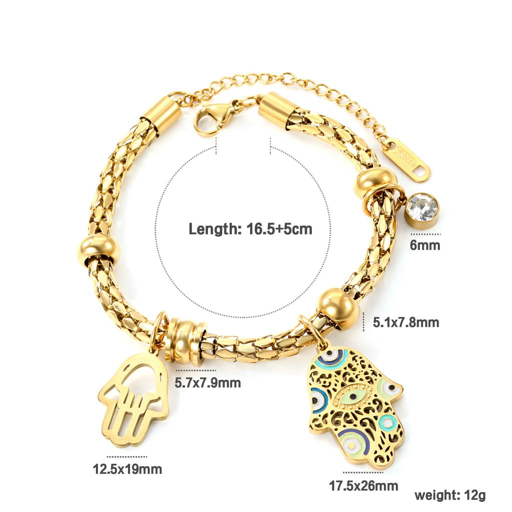 Eye of The Devil Electroplated Metal Jewelry