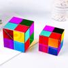 Miniaturowe Figurki Kostki Rubika na Biurko K9 Kolorowe Kryształowe Ozdoby Kostki Nowoczesny Salon Oryginalne Kreatywne Rzeźby Rękodzieło Dekoracyjne do Domu