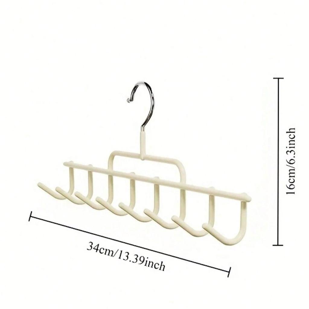 Wardrobe Belt Tie Hanger Scarf Holder Hook Multi-functional Hat Cap Storage Rack Closet Organizer for Tank Top Accessories