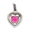 no brand  Pendant top pink K18 white gold Women
