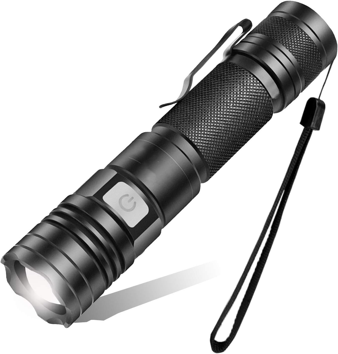 

Just the Right LED 1600 Super USB Aluminum Alloy Handy for Disaster Power and Work 1 Flashlight and 1 Size Military-Grade Flashlight, Lumens, Zoom,