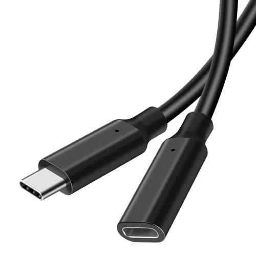 Renvmexy USB C Extension Cable, Type-C Male To Female Extension Cable, 10Gbps USB 3.2 Gen2 High Speed Data Transfer, 4K Video Output, PD 100W Fast Cha