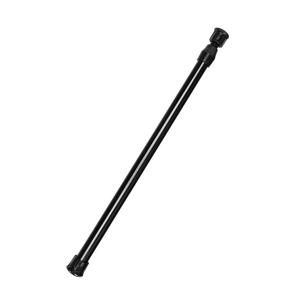 Spring Loaded Extendable Sticks Shower Curtain Rail Pole Adjustable Telescopic Pole Cupboard Wardrobe Hanging Rod No Drilling