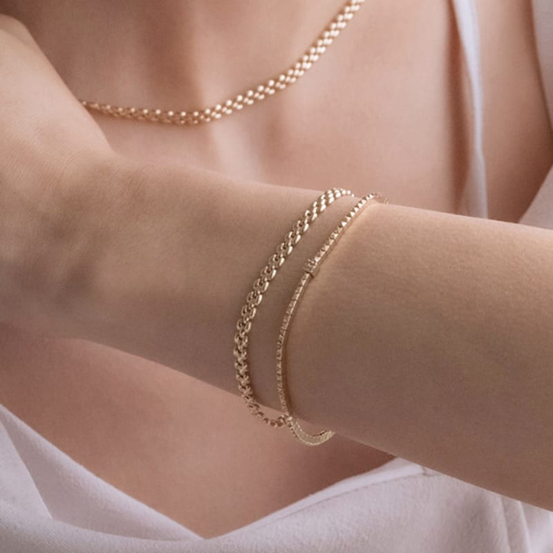 MCEL 14K/18K Golden Grace Kedjearmband