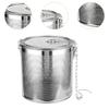Seasoning Filter Brewing with Chain Hook Loose Leaf Tea Steeper Teaware Tea Filter Spice Stainless Steel Seasoning Strainer