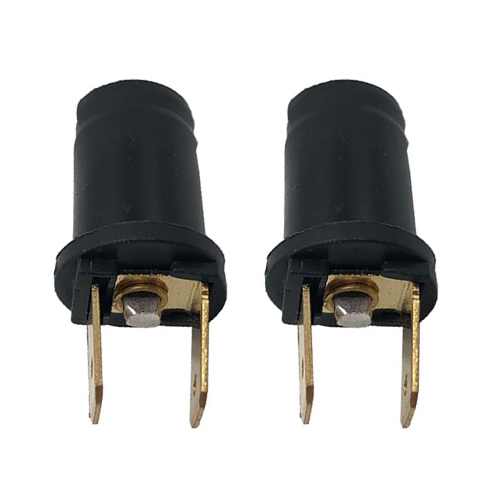 2Pcs 170790 Car Side Light Bulb Holder for 6V/12V/24V Ba9s 989/233 Lamp Holder for Car Motorcycle Scooter Lighting Components
