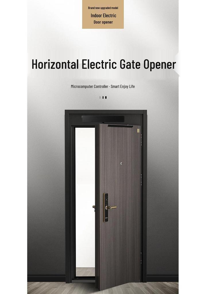 Indoor Automatic Fire Door Closer with Facial Recognition & Mobile Access