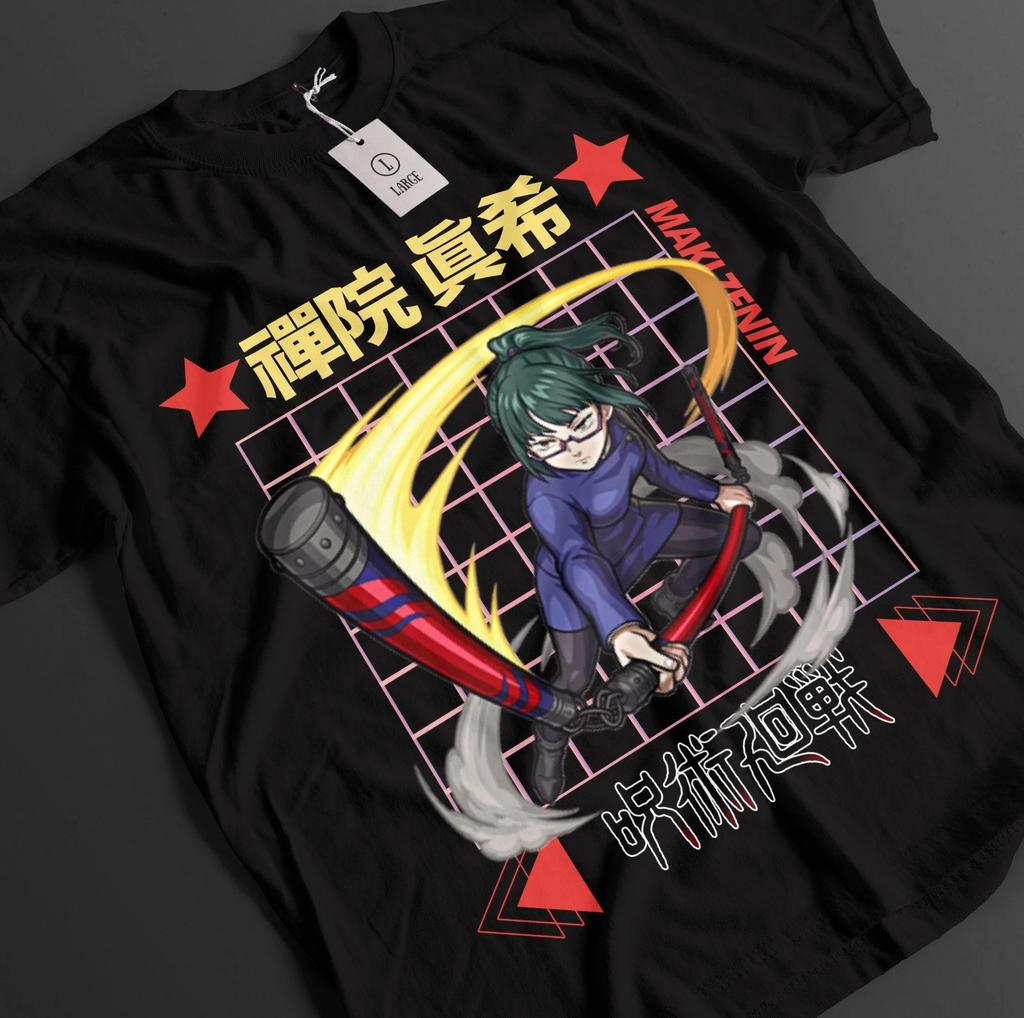 Jujutsu Kaisen Tričko Maki Zenin Tričko Sukuna Gojo Tričko JJK Anime Unisex Tričko