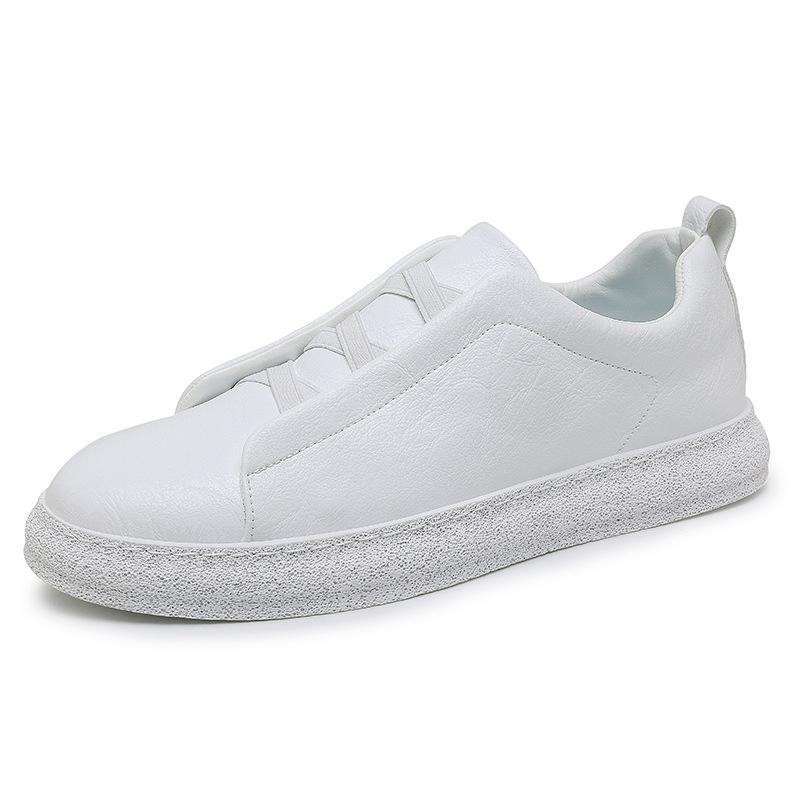 

Men s low-top foot-fitting and one-pedal lazy shoes Fashion and lightweight casual board shoes Men s trendy little white shoes 2025 44