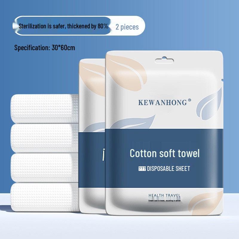 Individually Packaged Compressed Disposable Travel Bath Towels - Thickened & Enlarged for Hotel and Travel Use