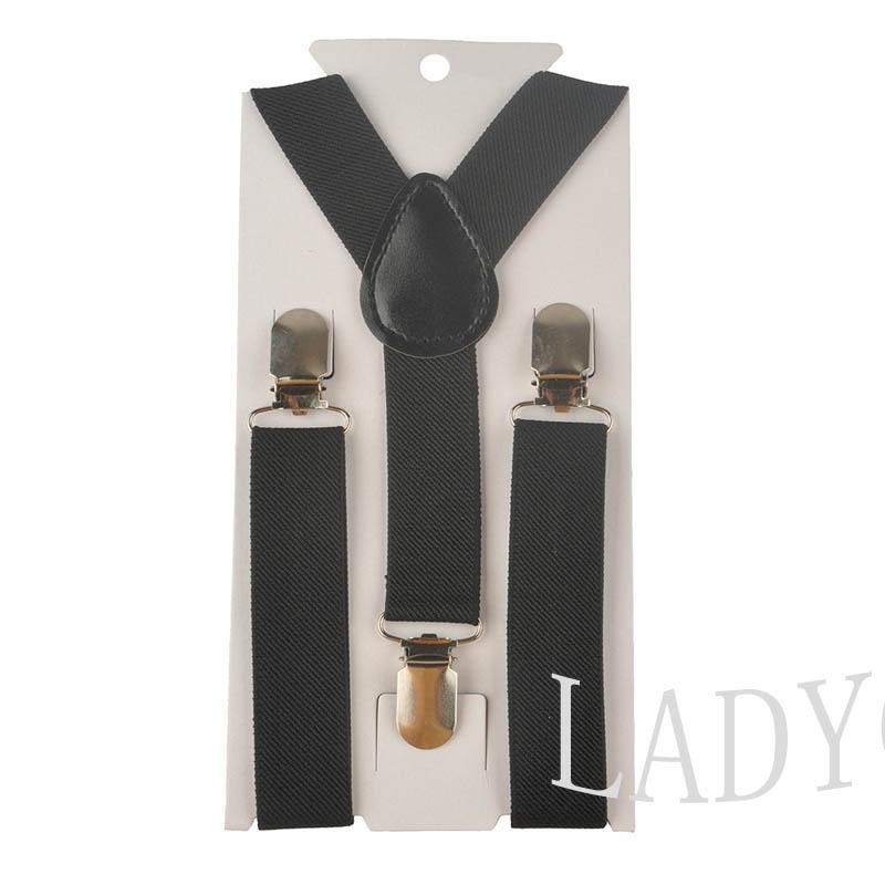 Soild Color Children Belt Baby Boys Girls Suspenders Clip-on Y-Back Braces Elastic Kids Adjustable suspenders suspenders