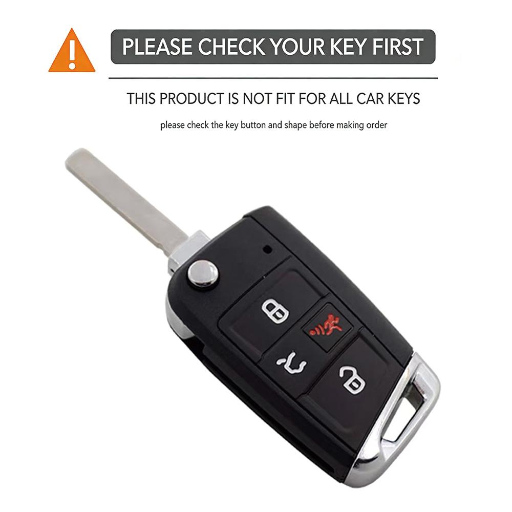 Silicone Key Case Cover For Vw Polo Golf 7 Tiguan For Skoda Octavia Kodiaq Karoq For Seat Ateca Leon Ibiza