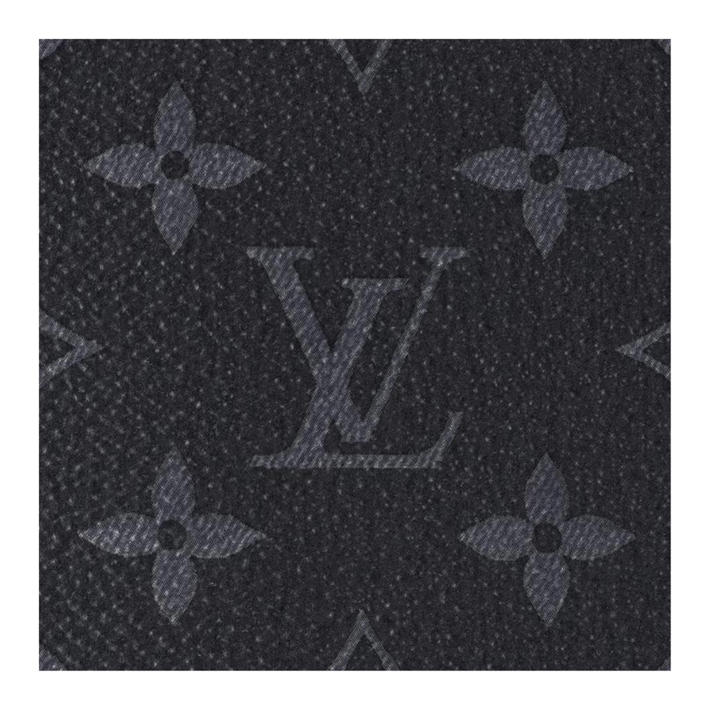 Louis Vuitton Pochette Voyage MM Černá Monogram Eclipse Plátno Pánské Taštičky M61692
