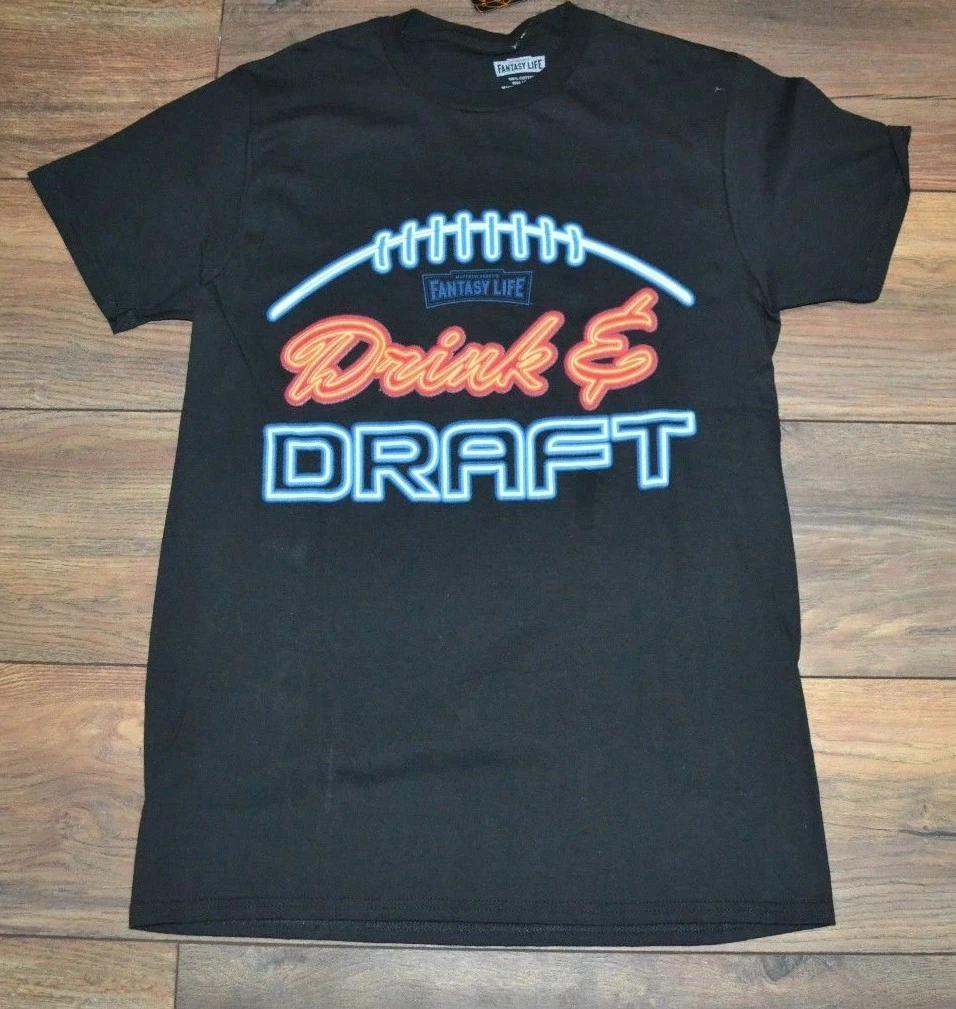 Matthew Berry s Fantasy Life DRINK & DRAFT Safe Fantasy Football T-Shirt Tee M