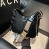Minimalist Pu Shoulder Bag With Zipper Pocket For Daily Use