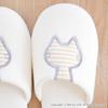 Papuče OKA Uchi Neko chodidlá približne 23 cm Modrá (Domáca mačka) (Sedí - 24cm), (Prateľný, Štýlový, Vnútorný, Hosťovský, Toaleta, Pánsky, Dámsky, Roztomilý, Mačka)