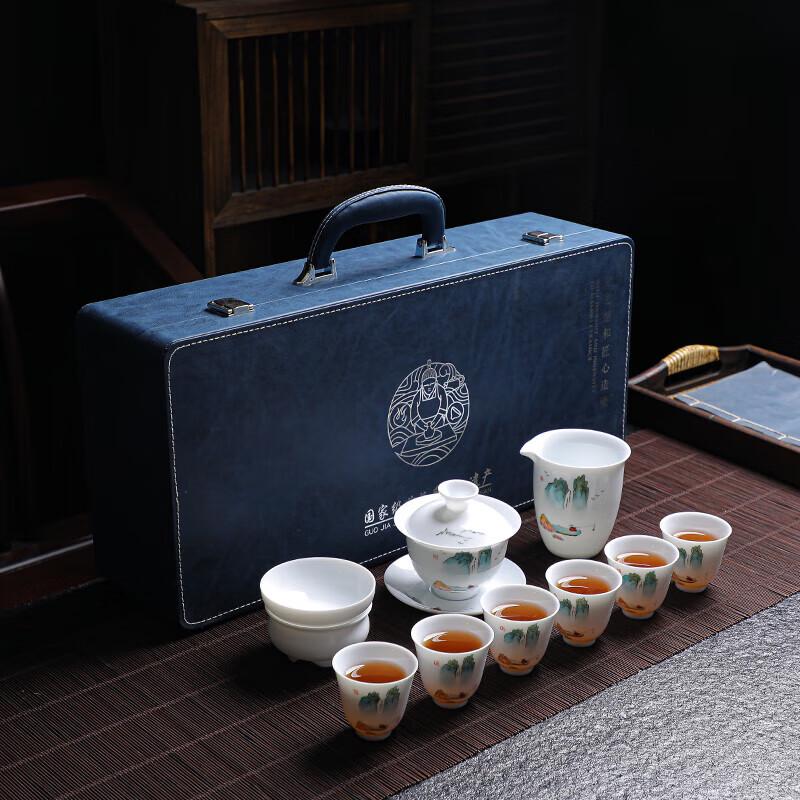 

Tuopai 10-Piece Hand-Painted Ceramic Tea Set