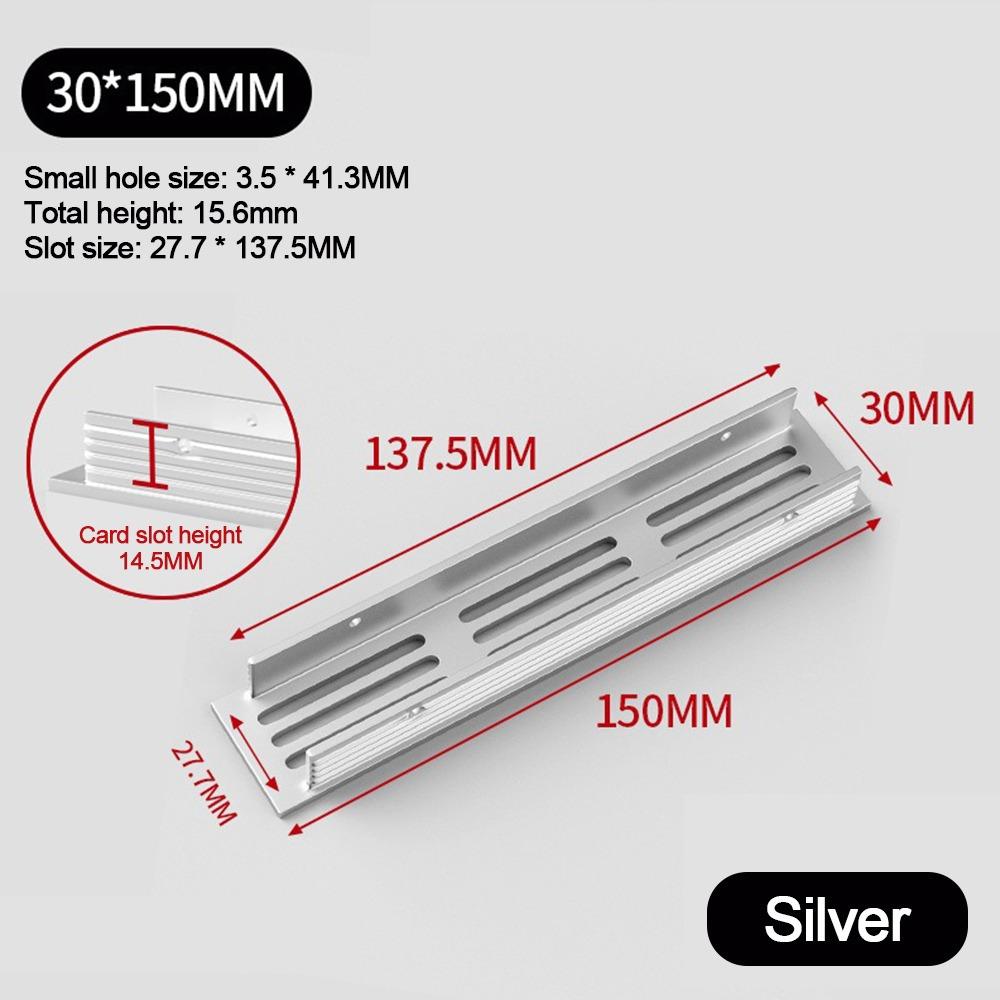 Aluminum Alloy Wardrobe Air Vent Decor Ventilator Grille Cover  Closet Shoe Wardrobe Accessories