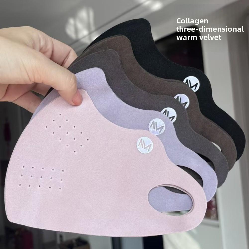 New Dralon Warm Mask Breathable Dustproof Face Veil Washable Face Mask Women
