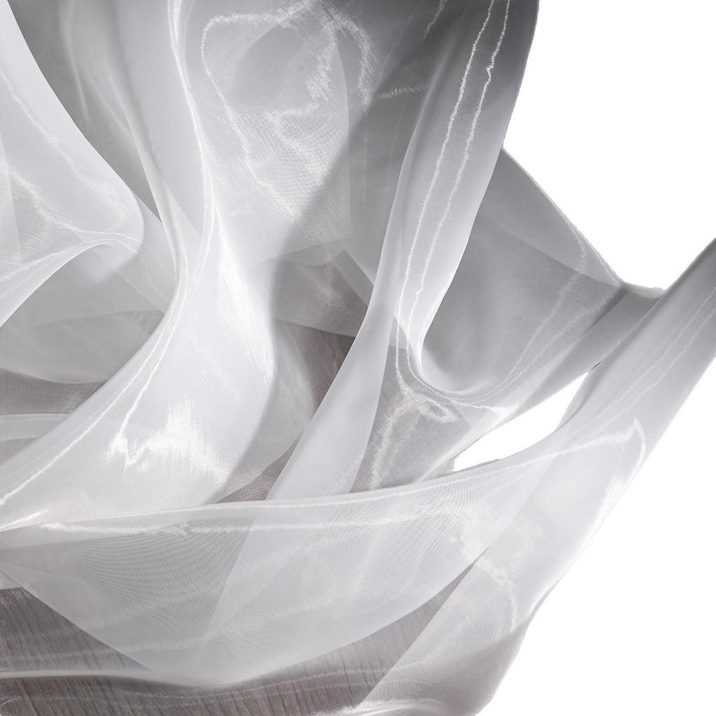 RPET Högdensitet Flytande Organzatyg för Formella Klänningar, Brudklänningar och Hemtextilier