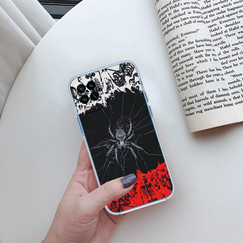 Spider Transparent Phone Case for Motorola Moto G10 G20 G30 G31 G32 G34 G35 G41 G42 G50 G51 G52 G55 G60 G60S G62 G71 G72 G75