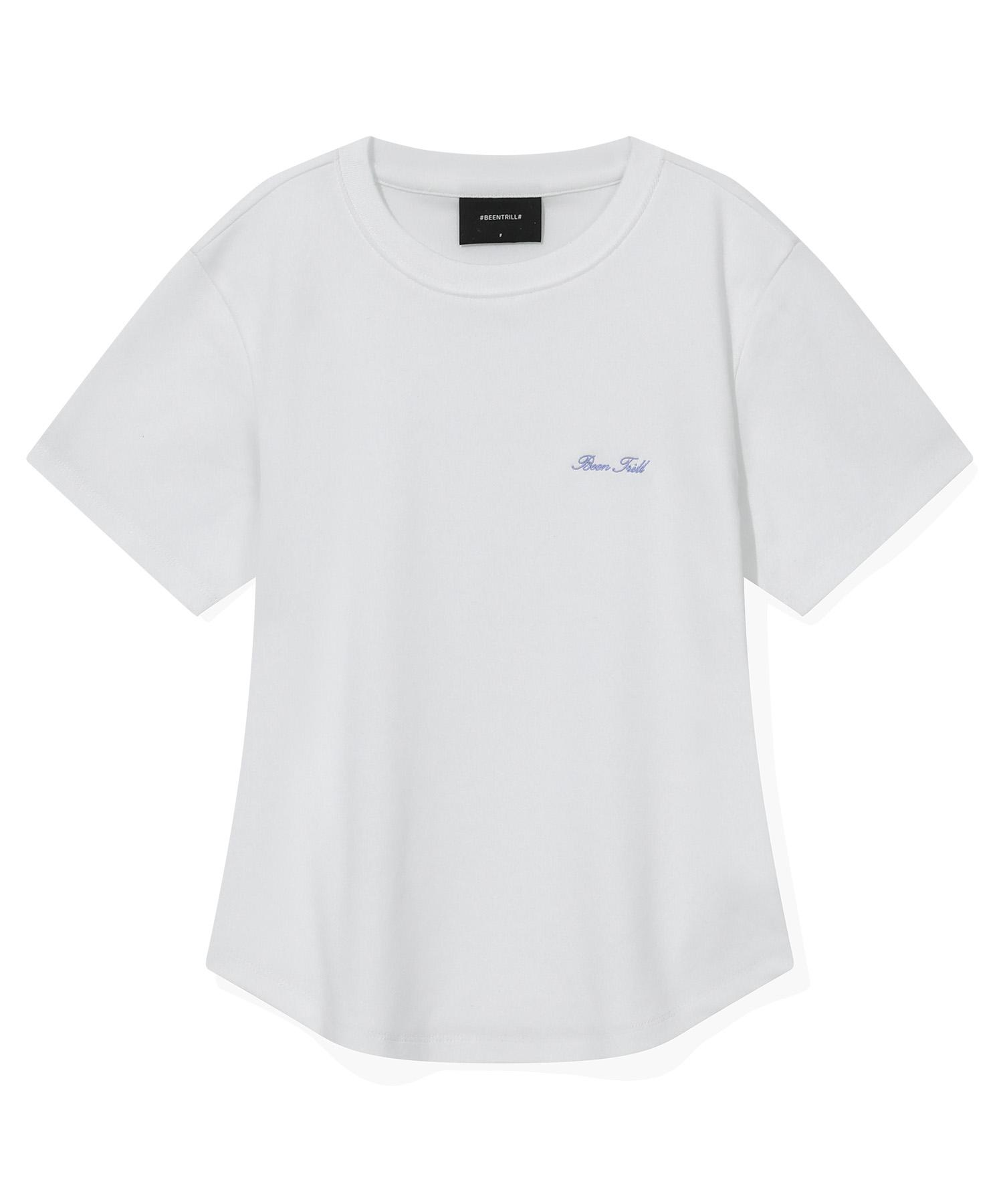 Vintril New York Women S Cursive T-Shirt (Off-White) Free