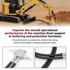 Mini Excavator Cushion Valve Kit Complete for Swivel Motor Assembled Fits Any Mini Excavator or Machine with 1/4" Hydraulic Hose