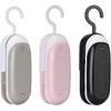 Mini Bag Sealer, 3 Packs Portable Heat Vacuum Sealers, Chip Bag Sealer with Cutter 2 in 1 Heat Sealer Food Sealer Bag Resealer Handheld with Hook for