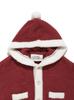 Gelato Pique Holiday Baby Baby Moco Red Poncho, PBNT245439,