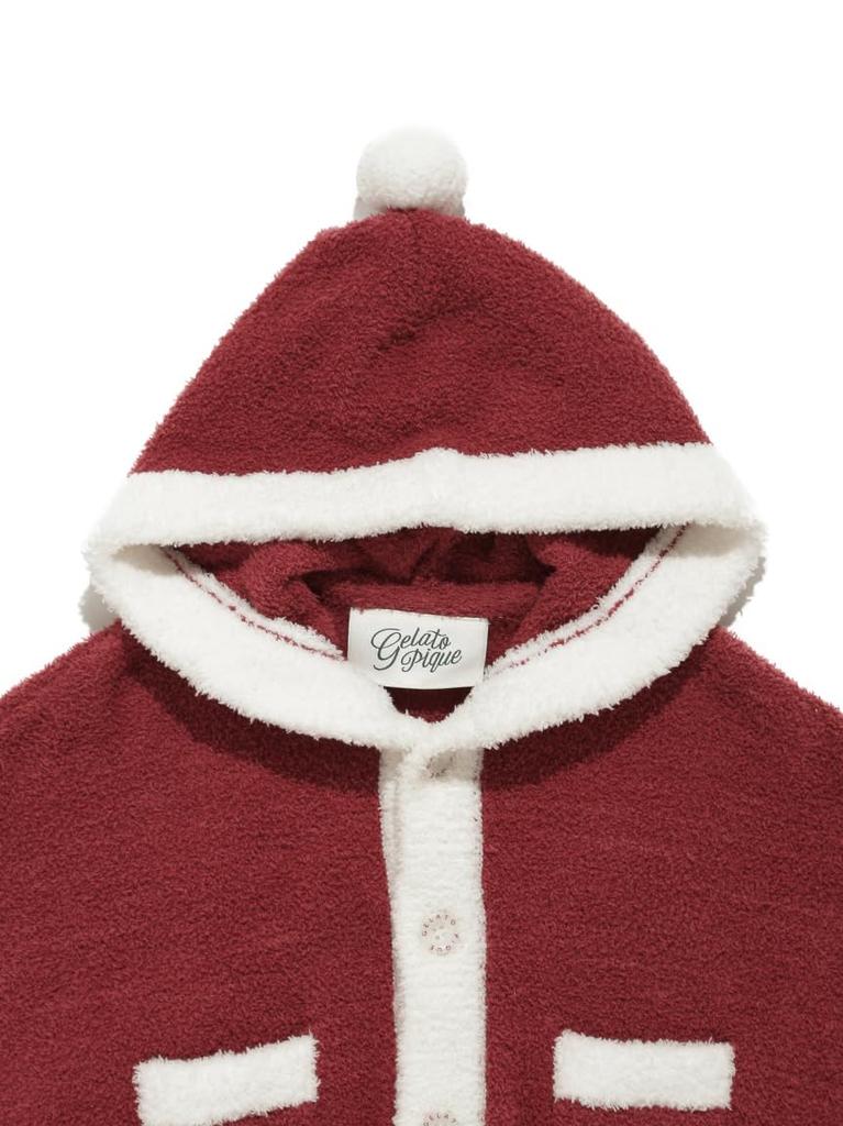 Gelato Pique Holiday Baby Baby Moco Red Poncho, PBNT245439,