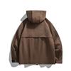 Jackets, Men's Autumn and Winter Trendy Outdoor Windproof Hooded Mountaineering Clothing, American Retro Functional Workwear Jackets