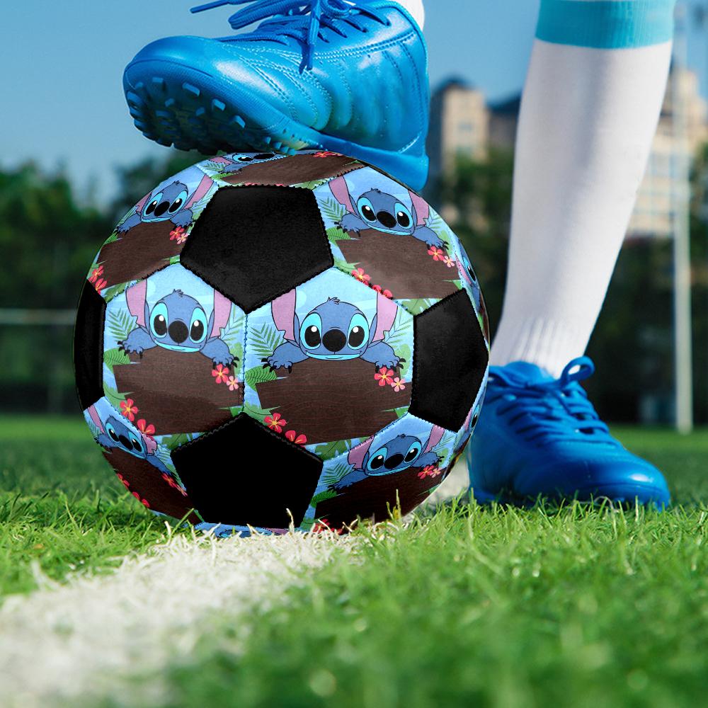 Stitch Theme Size 5 Soccer Ball, Suitable for Both Indoor and Outdoor Matches, a Gift Suitable for Everyone.