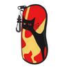 Retro Vintage Art Cute Cats  Glasses Case  Zip Sunglasses Case Male Female Pocket Eyeglass Protector Fashion Eyewear Storage