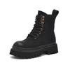 New retro tooling western cowboy boots Martin boots women's thick-soled low-top short boots