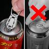 Titanium Alloy Keychain: Portable EDC Multi-functional Tool with Can and Bottle Opener.